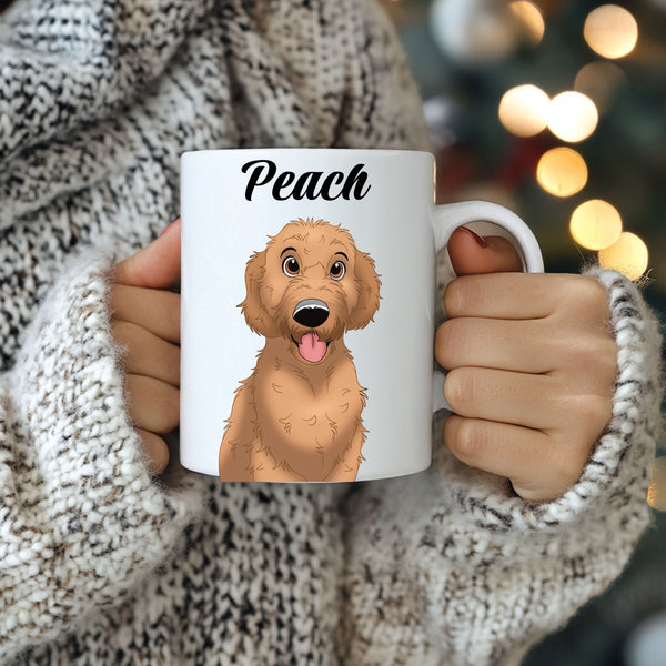Cartoon - Custom Pet Portrait Mug